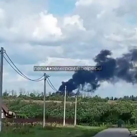 Smoke is rising near Belgorod after explosions