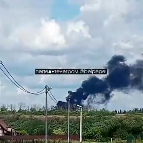 Smoke is rising near Belgorod after explosions