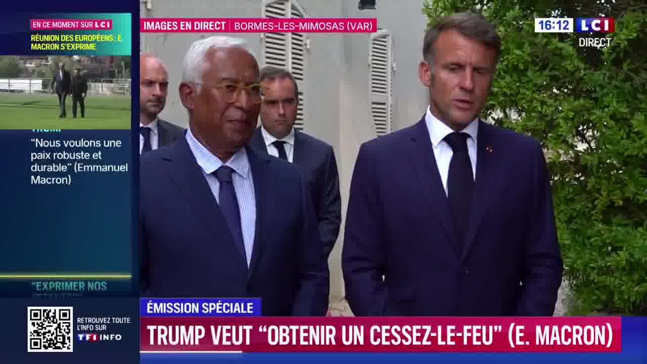 ويؤكد إيمانويل ماكرون أنه حتى يتم التوصل إلى وقف إطلاق النار وإحلال السلام الدائم، يتعين علينا مواصلة دعمنا لأوكرانيا.