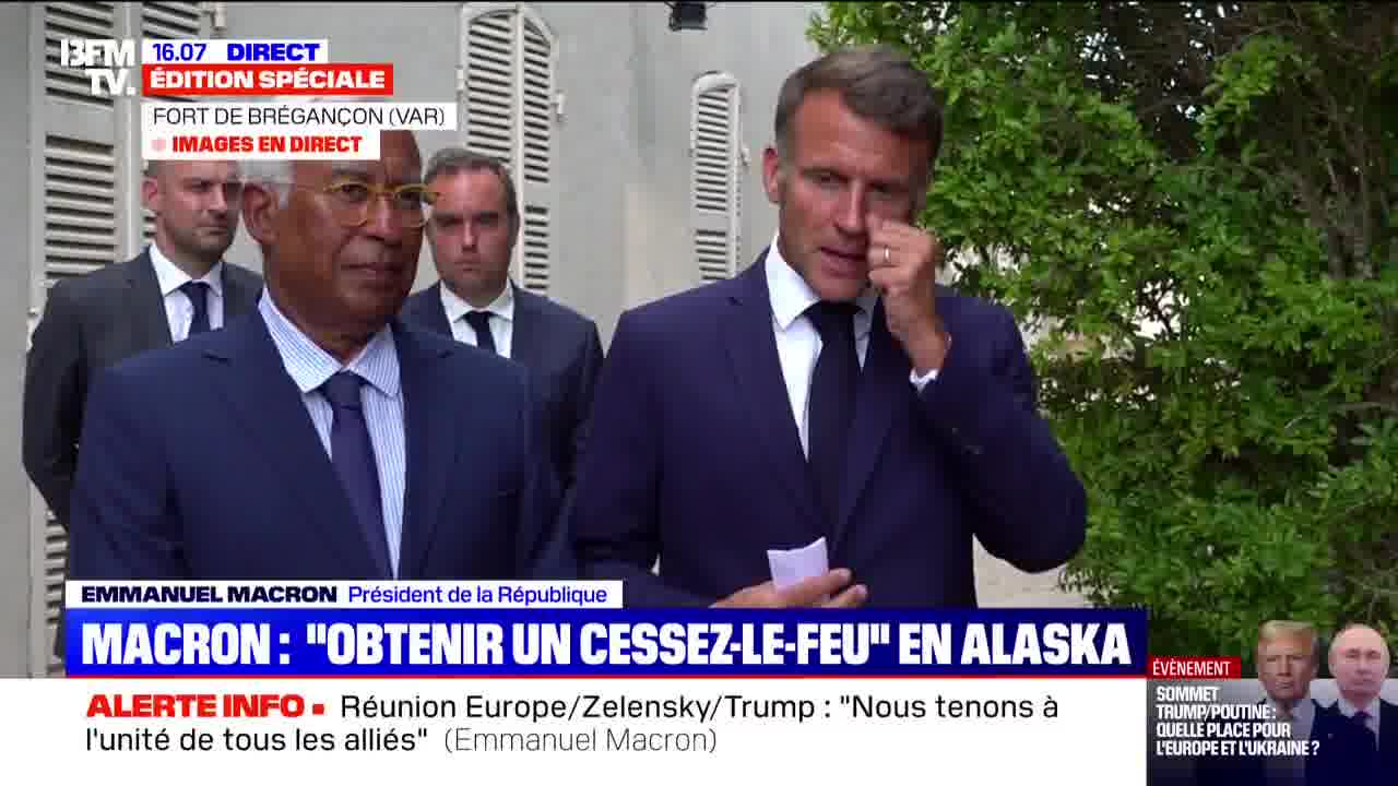 Emmanuel Macron announces that Donald Trump will fight to obtain a trilateral agreement between the United States, Ukraine and Russia