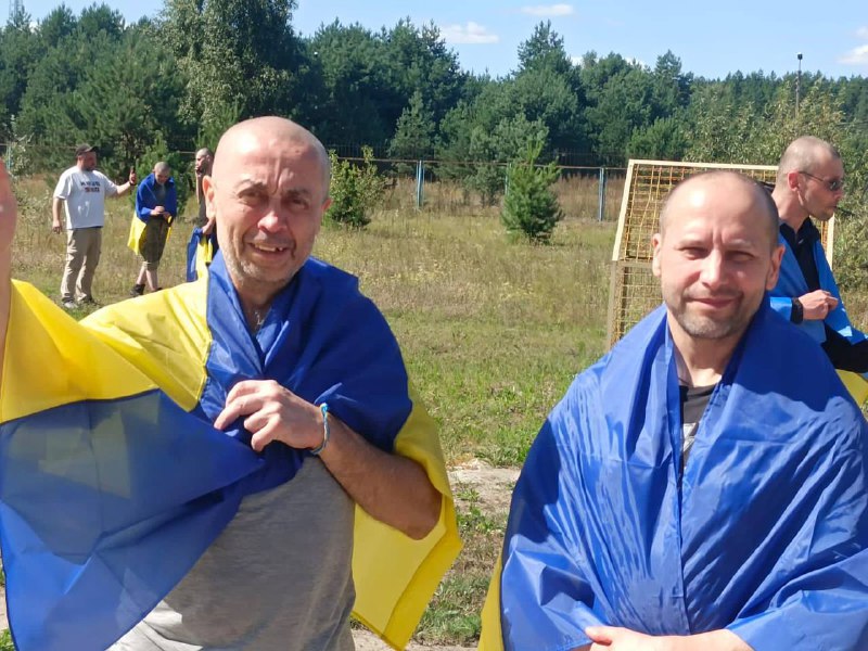 84 Ukrainian POWs were released in another prisoners swap with Russia