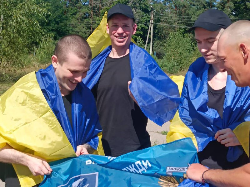 84 Ukrainian POWs were released in another prisoners swap with Russia