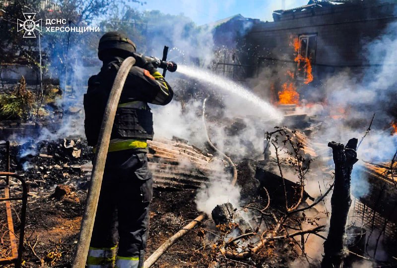 Un bambino ferito oggi a seguito dei bombardamenti a Chornobaivka