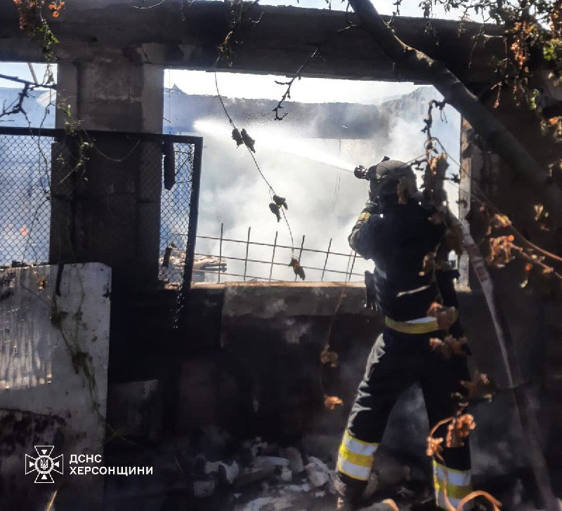 Un bambino ferito oggi a seguito dei bombardamenti a Chornobaivka