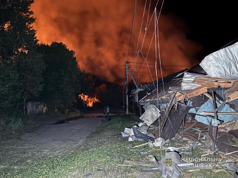 12 people wounded, including 2 children as result of drones raid in Okhtyrka of Sumy region 