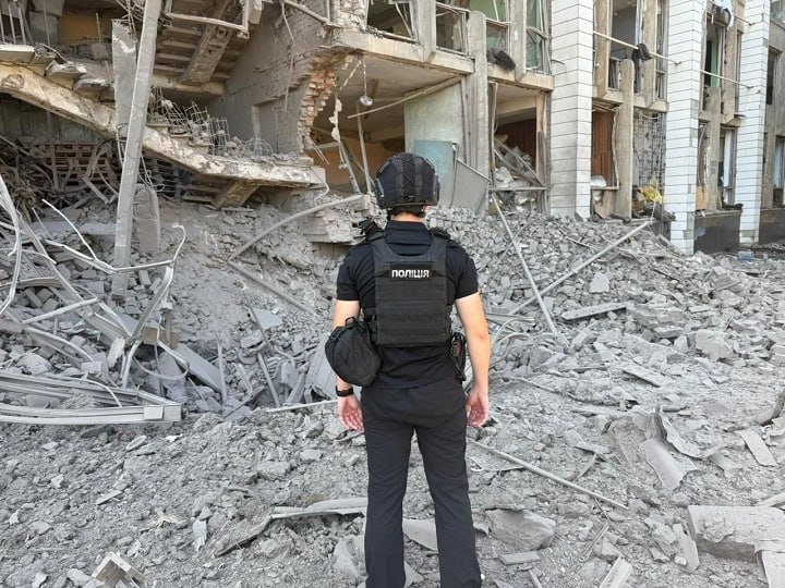 Russian aviation had dropped 11 bombs at Kostiantynivka. 1 person wounded