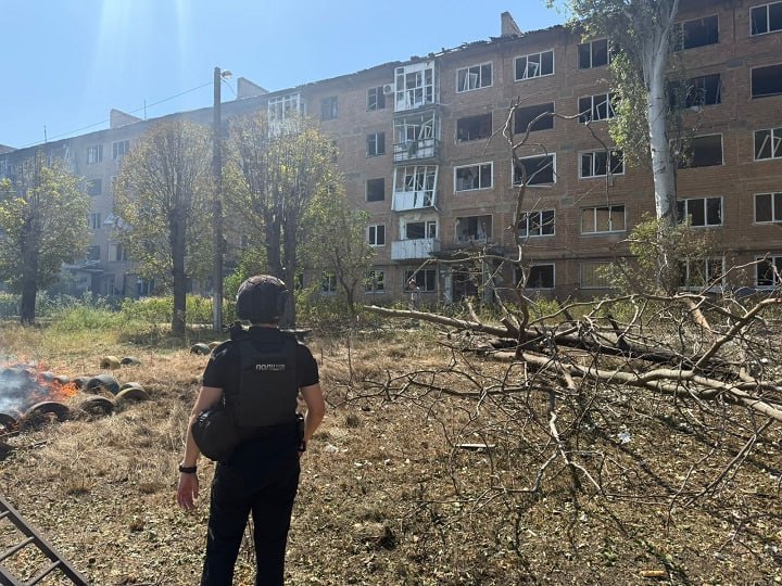 Russian aviation had dropped 11 bombs at Kostiantynivka. 1 person wounded