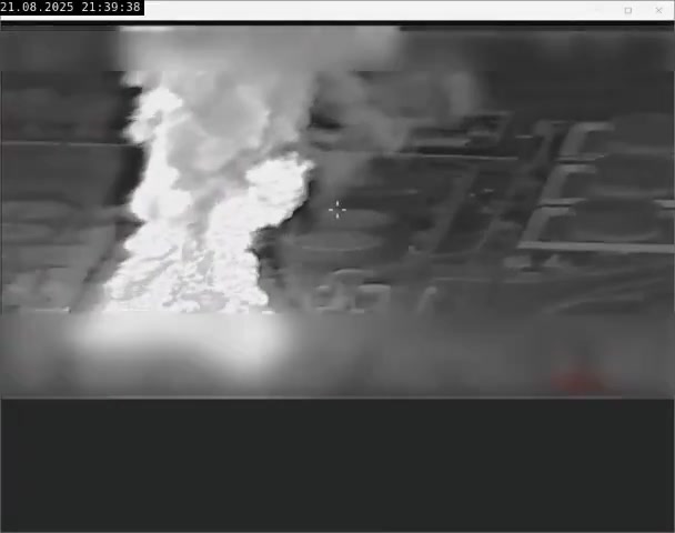 Unecha oil pumping station in the Bryansk region of Russia was targeted again this evening by the @14reg_army of the @usf_army