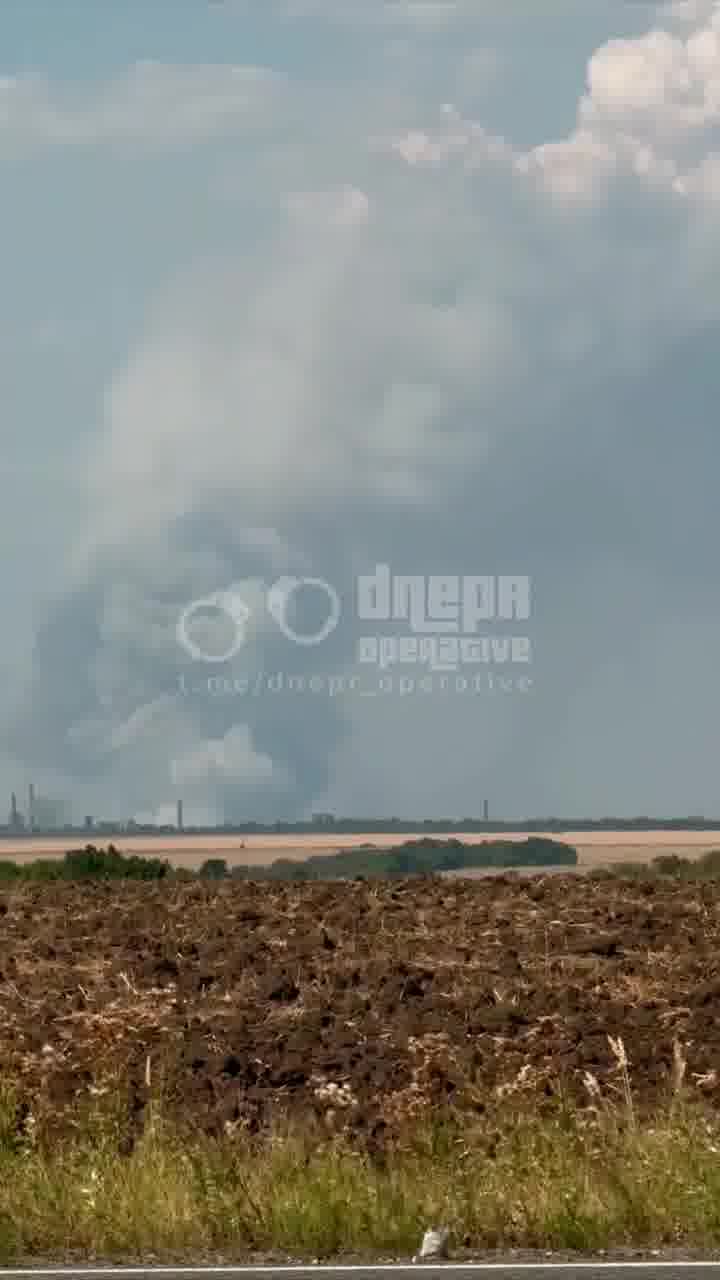 Велики шумски пожар у близини села Орилско у Дњепропетровској области