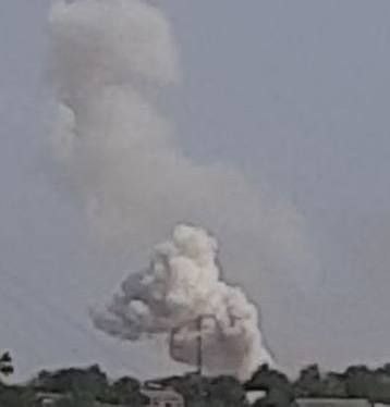 Explosions were reported in Kramatorsk