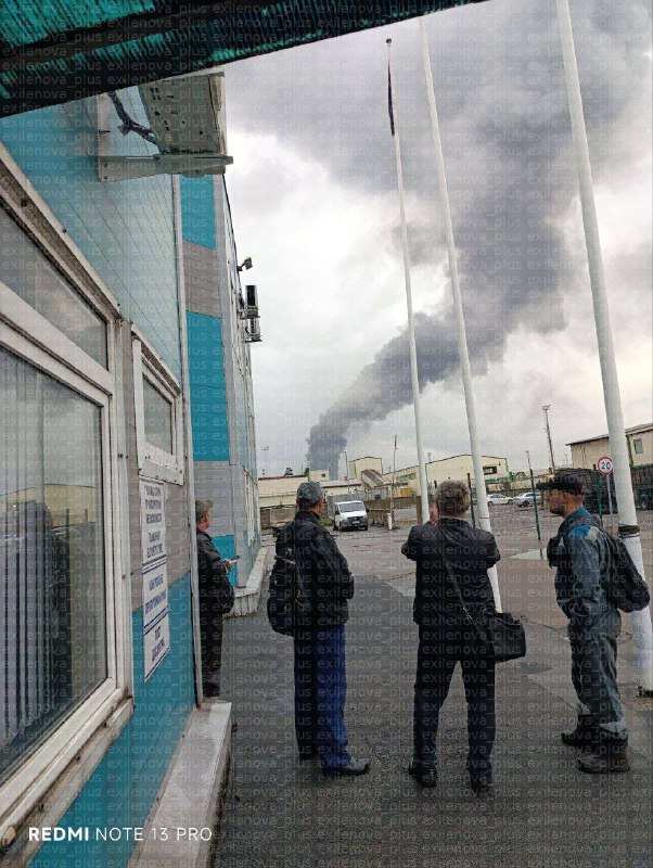 ლენინგრადის ოლქის უსტ-ლუგაში დრონებმა ნოვატეკის ნავთობტერმინალი დაბომბეს