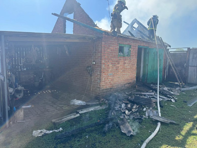 Molniya drone strike has been reported in Zolochiv community of Kharkiv region