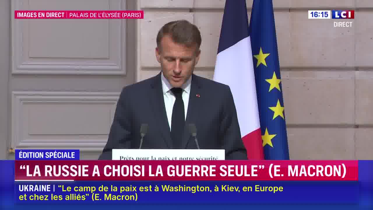 Emmanuel Macron: Russia has constantly multiplied demands, false pretexts, delaying tactics, trying to gain time. It has also clung to this desire for permanent war.