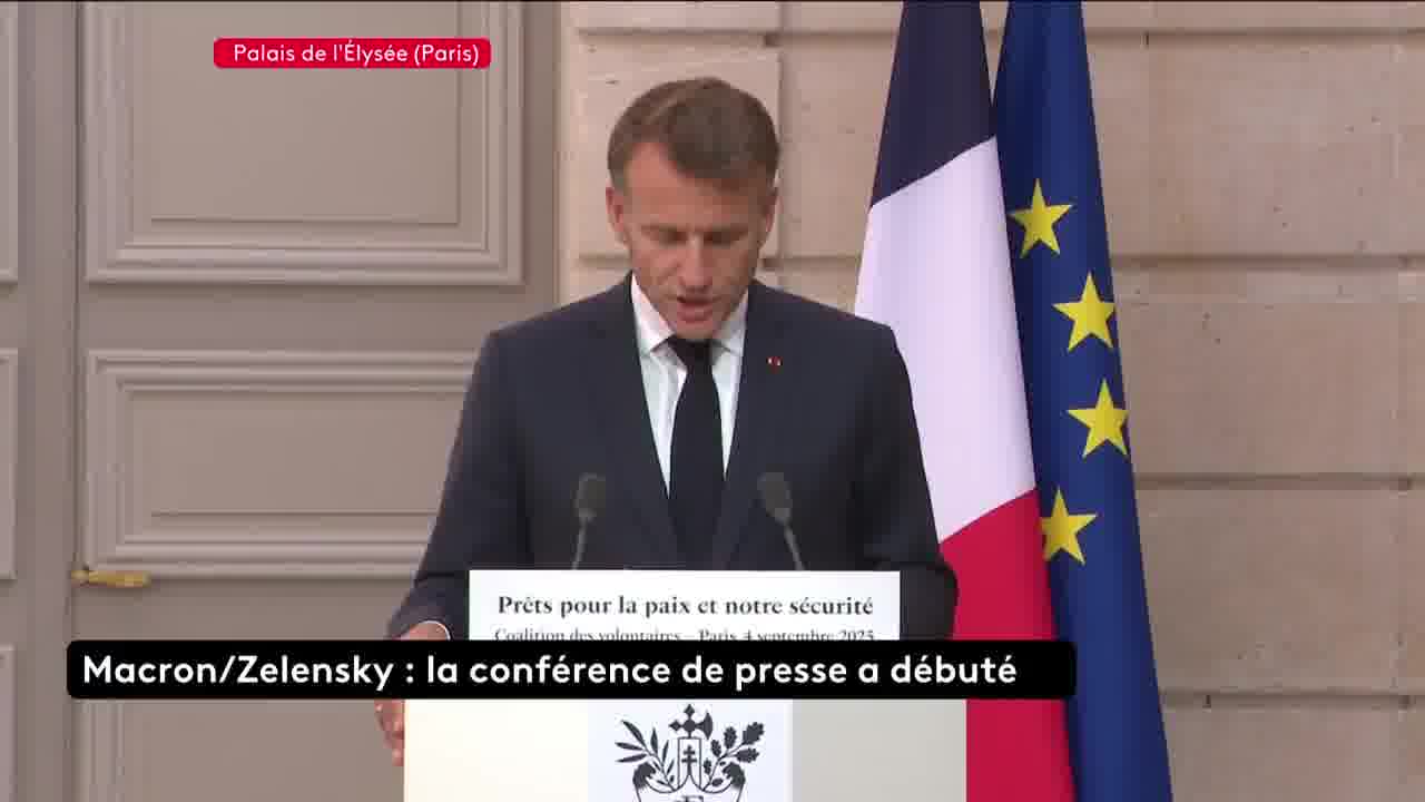 The peace camp is in Washington, Kyiv, and all the capitals of Europe. Emmanuel Macron and Volodymyr Zelensky begin their joint press conference