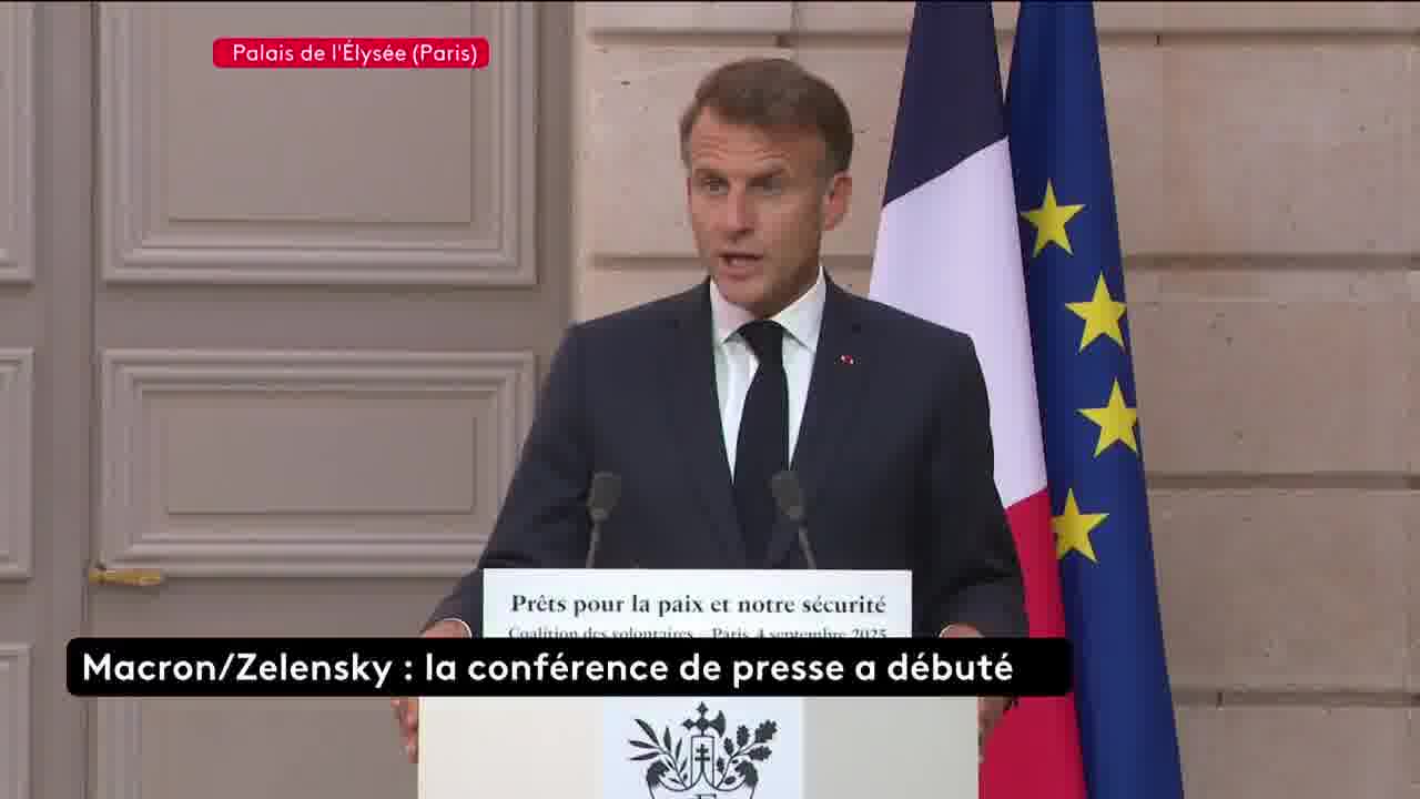 The peace camp is in Washington, Kyiv, and all the capitals of Europe. Emmanuel Macron and Volodymyr Zelensky begin their joint press conference