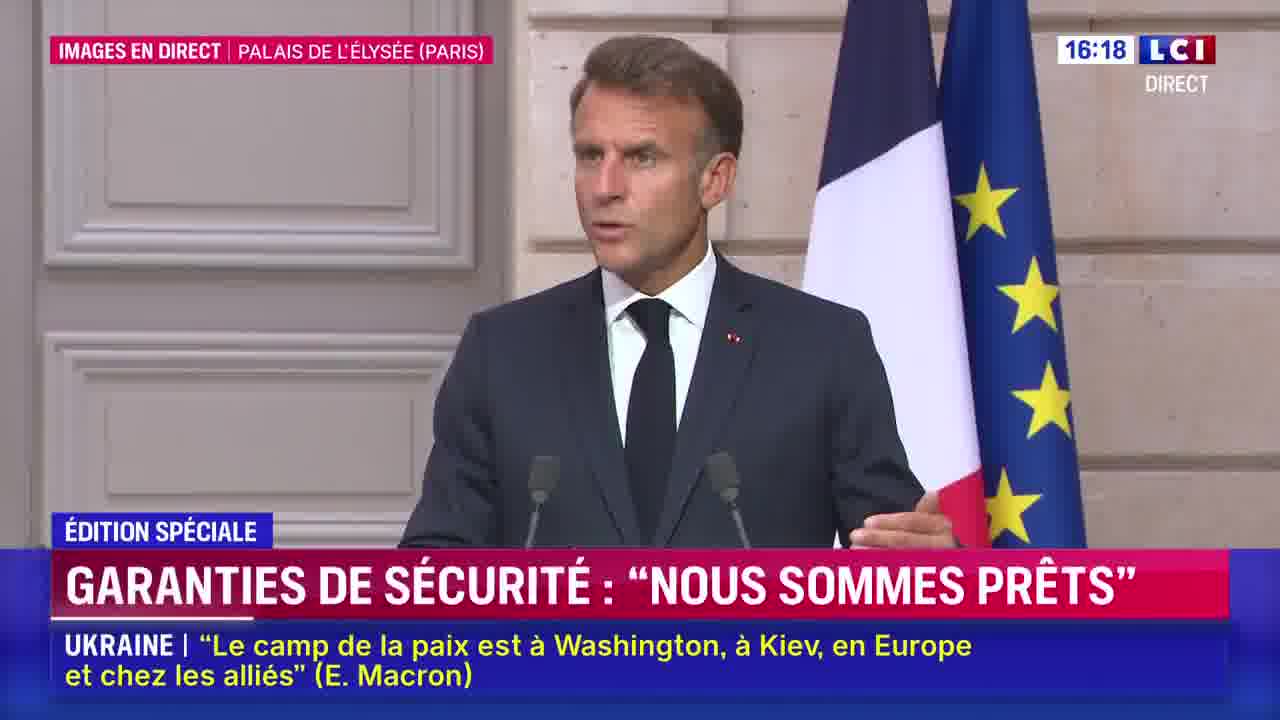 Emmanuel Macron speaks out Security guarantees aim first and foremost to ensure that negotiations do not limit the size or capabilities of the Ukrainian army.