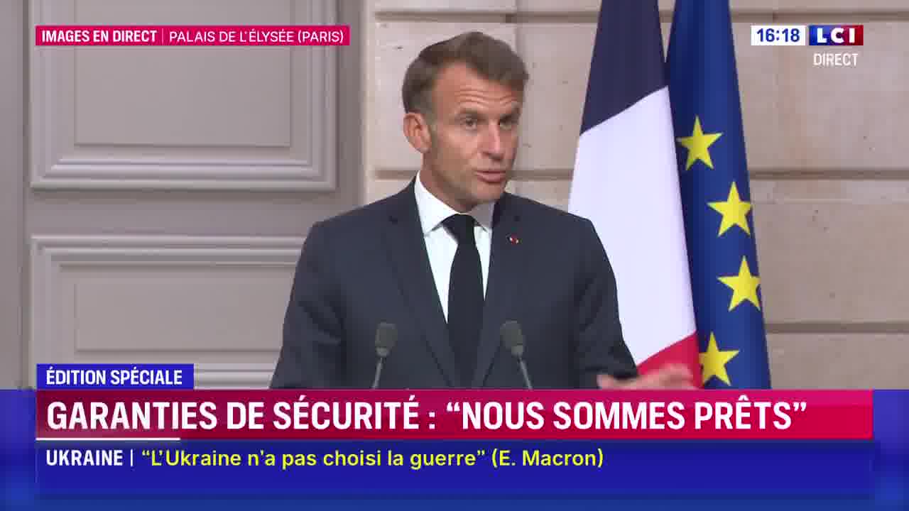 Emmanuel Macron speaks out Security guarantees aim first and foremost to ensure that negotiations do not limit the size or capabilities of the Ukrainian army.