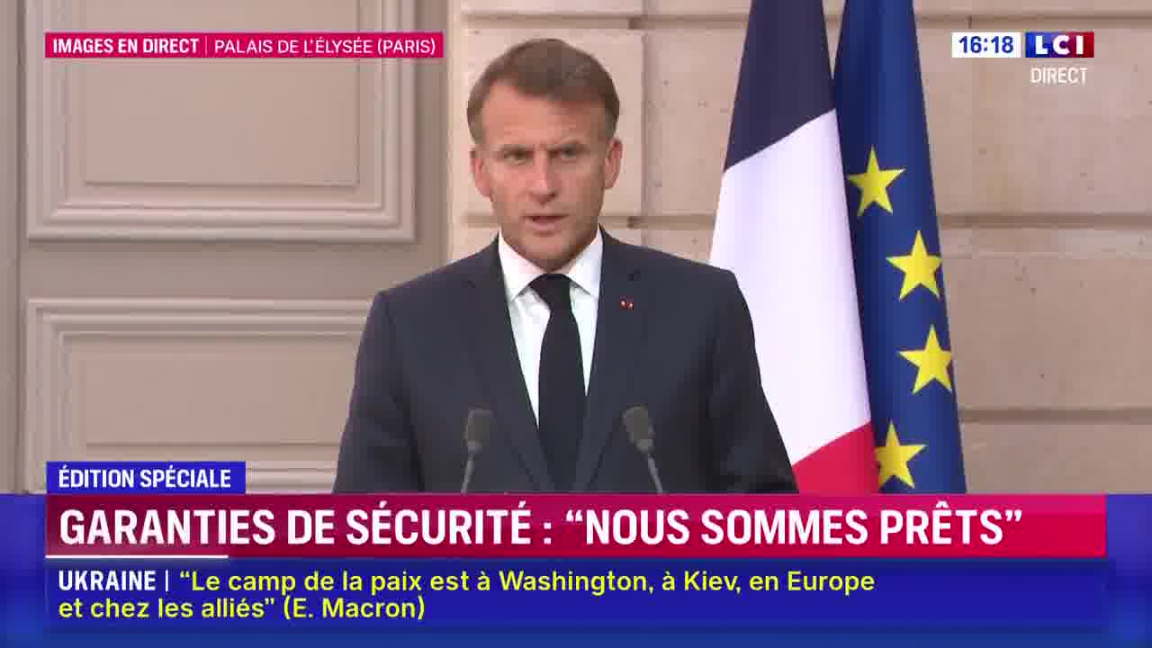 Emmanuel Macron said: 26 countries are committed to deploying troops in Ukraine as reassurance forces or to being present on the ground, at sea or in the air.