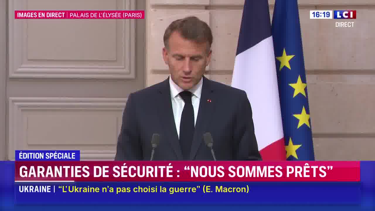 Emmanuel Macron said: 26 countries are committed to deploying troops in Ukraine as reassurance forces or to being present on the ground, at sea or in the air.