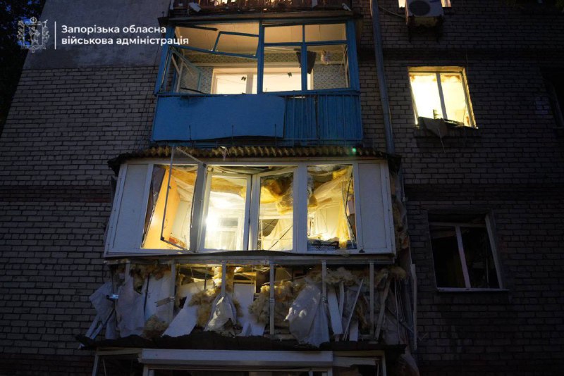 1 person wounded in a drone raid in Zaporizhzhia 