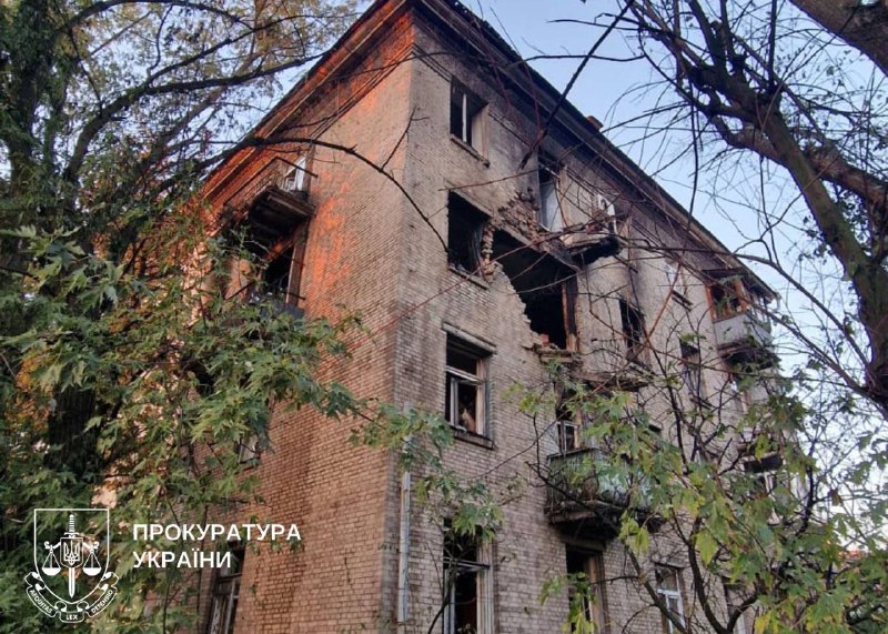 Destruction at least at 10 locations in Kyiv after Russian attack this morning