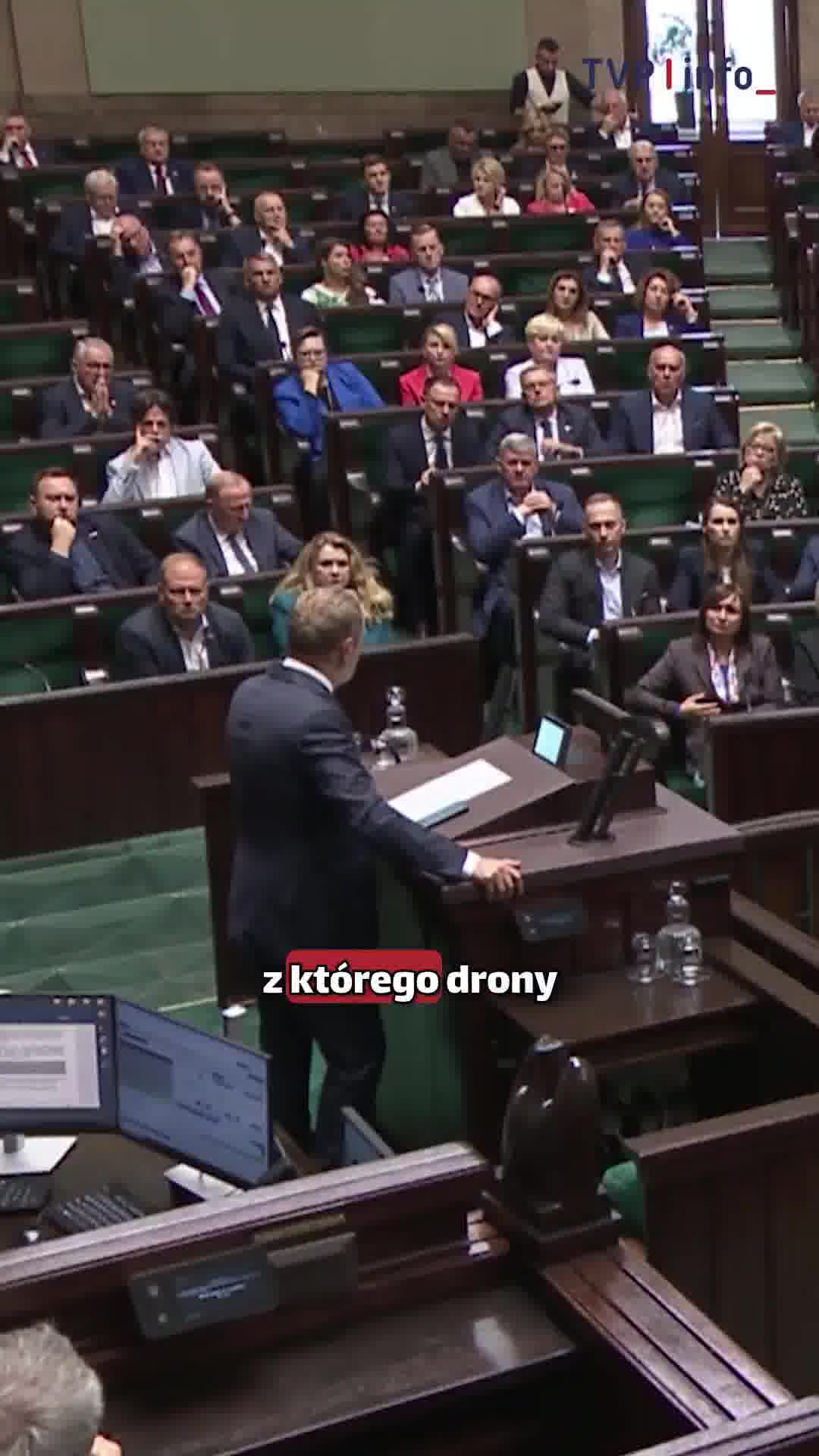 The operation lasted all night. 19 violations of Polish airspace were recorded and precisely tracked, but these are not final data - Prime Minister @donaldtusk in the Sejm