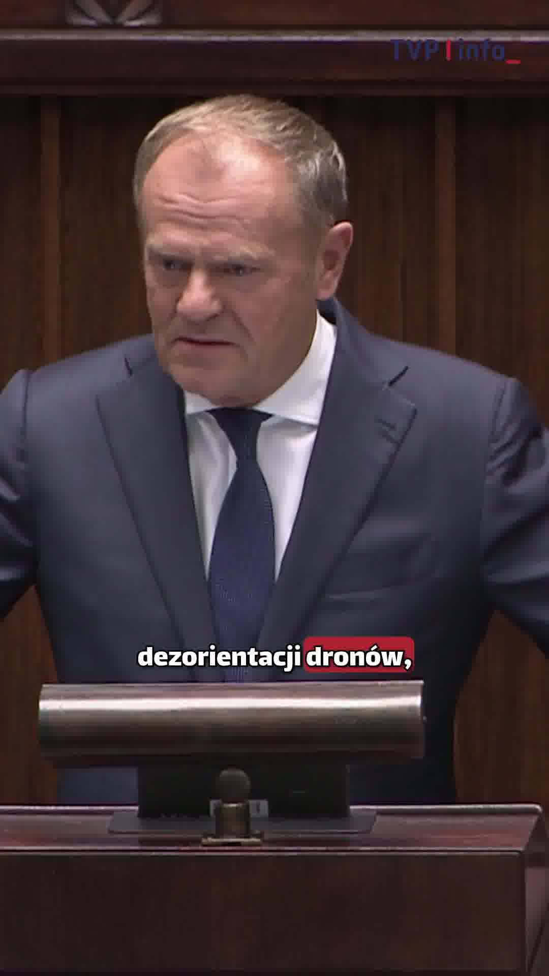 The operation lasted all night. 19 violations of Polish airspace were recorded and precisely tracked, but these are not final data - Prime Minister @donaldtusk in the Sejm