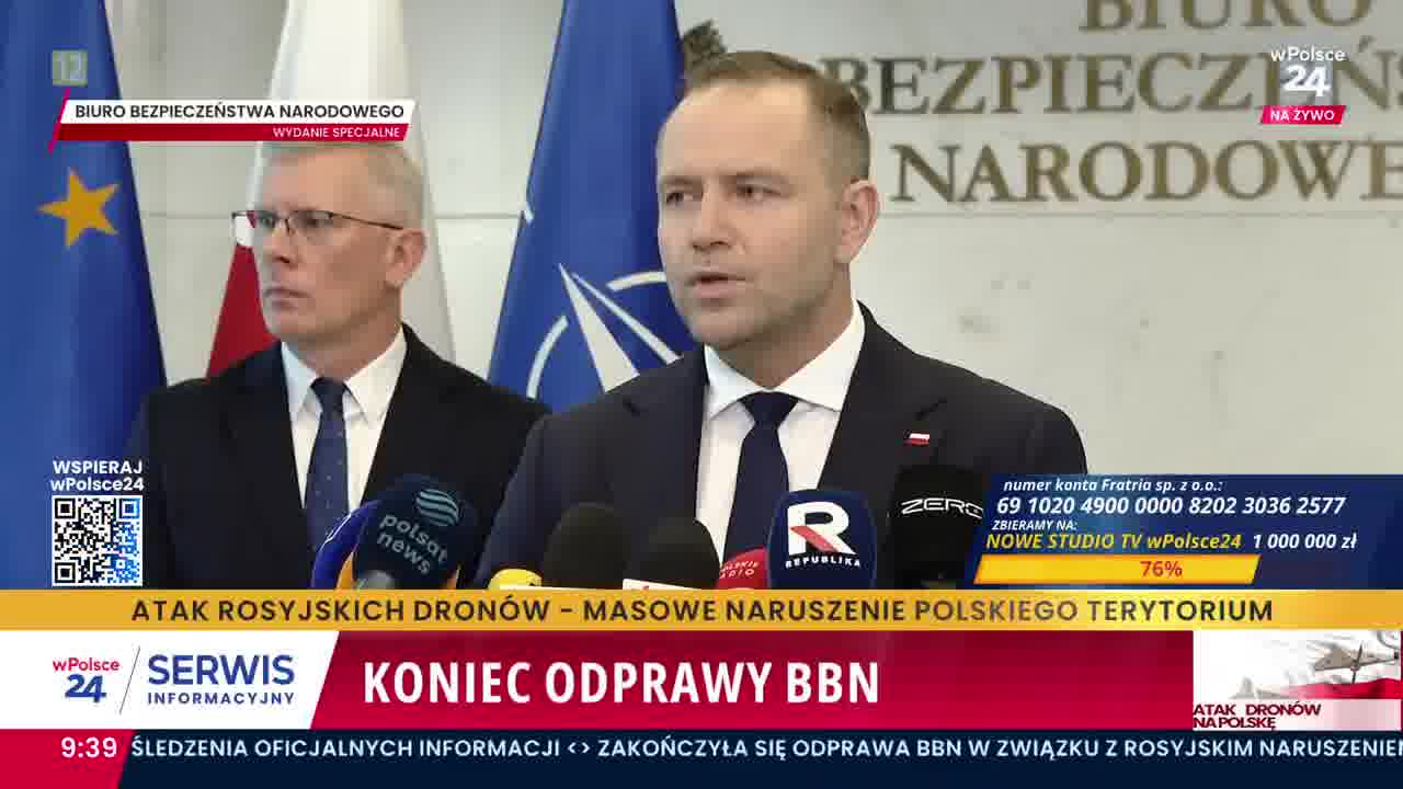 President @Nawrocki25: We discussed the possibility of activating NATO Article 4. I will convene the National Security Council within 48 hours.