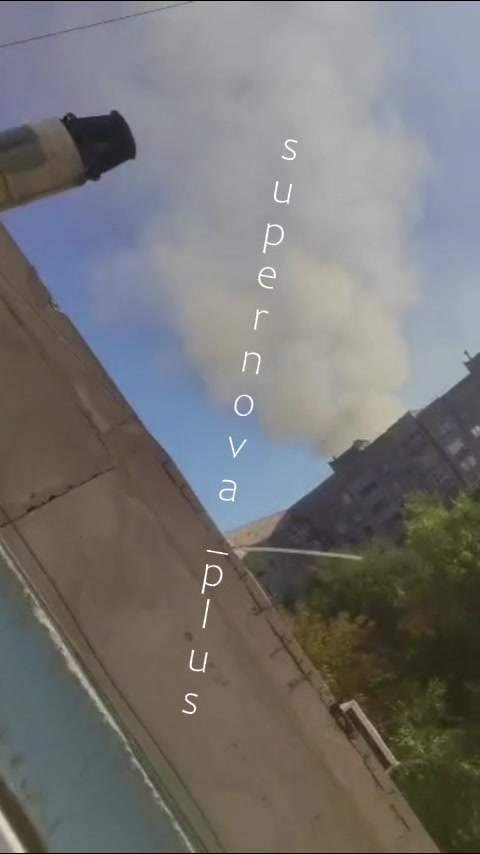 Missile strike this morning in Kadiivka