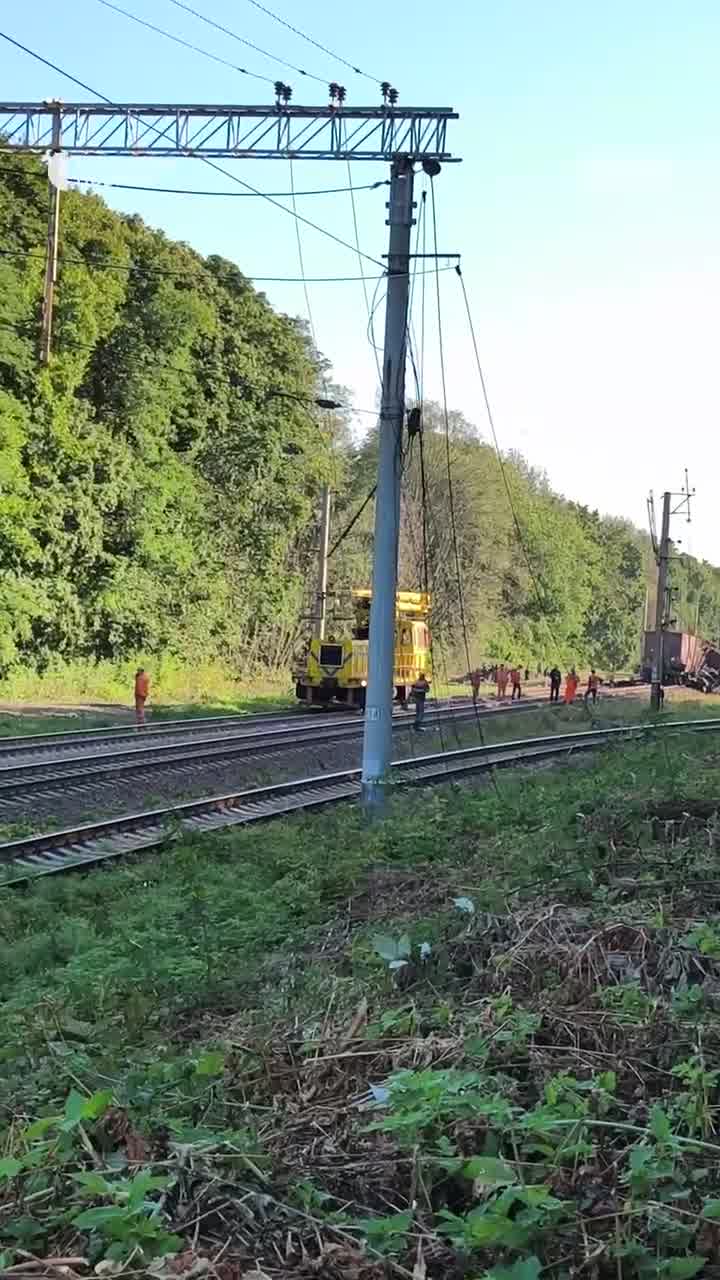 Railways damaged in Kyiv region as result of the overnight explosion 