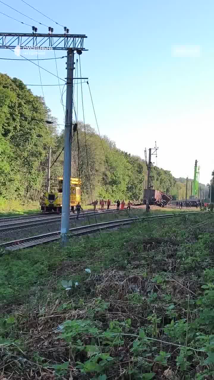 Railways damaged in Kyiv region as result of the overnight explosion 