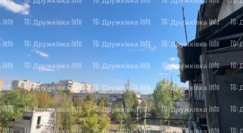 Over 20 explosions were reported in Druzhkivka. Drones raid