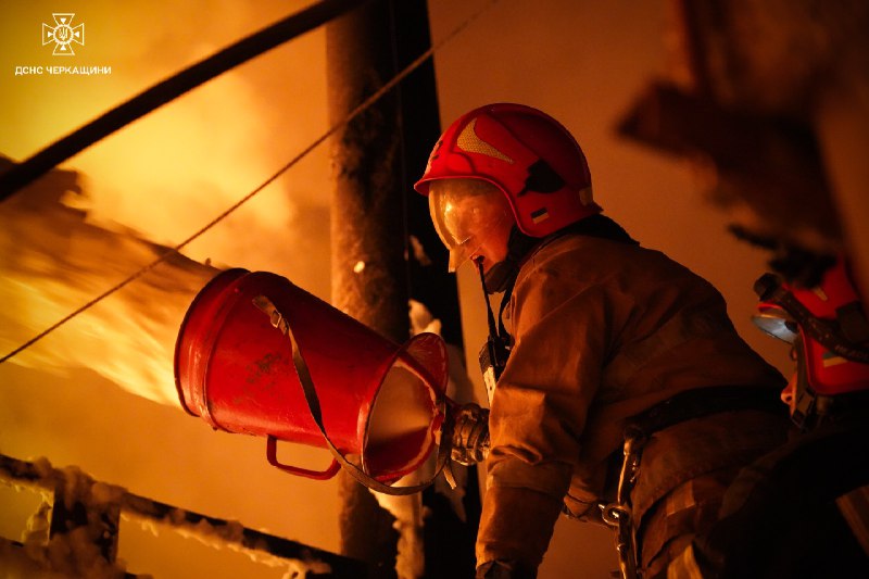 Drones have attacked critical infrastructure in Cherkasy region