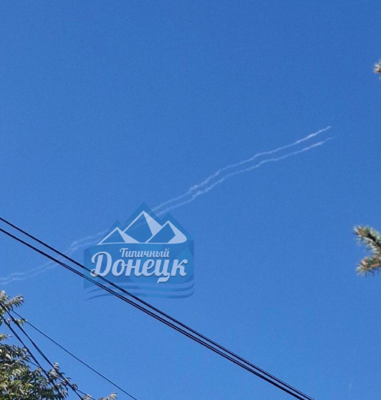 Explosions were reported in Donetsk