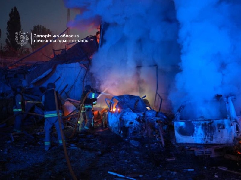 2 people killed, 2 wounded as result of Russian airstrikes in Zaporizhzhia 
