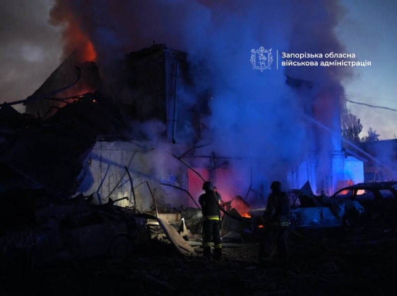 2 people killed, 2 wounded as result of Russian airstrikes in Zaporizhzhia 