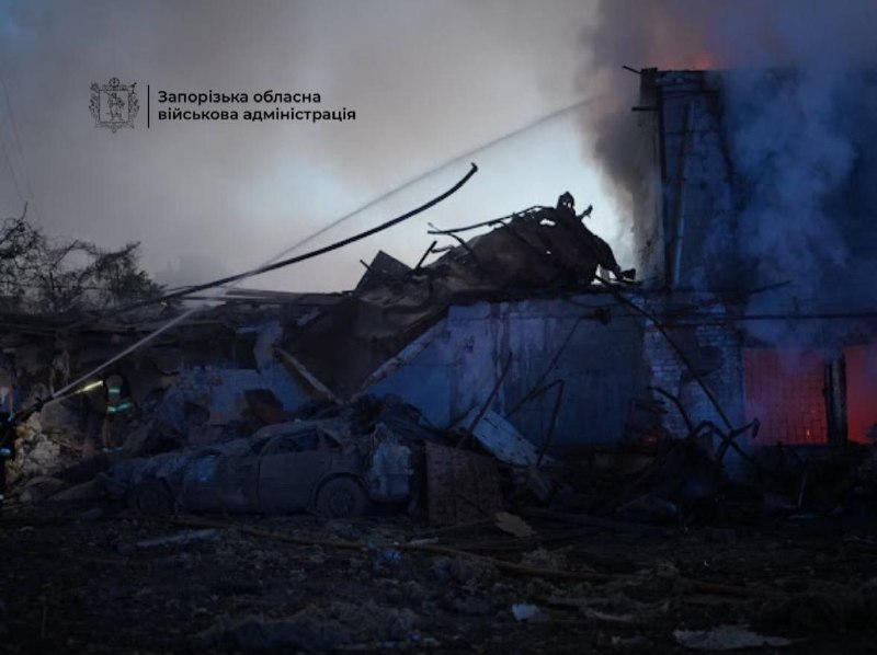2 people killed, 2 wounded as result of Russian airstrikes in Zaporizhzhia 