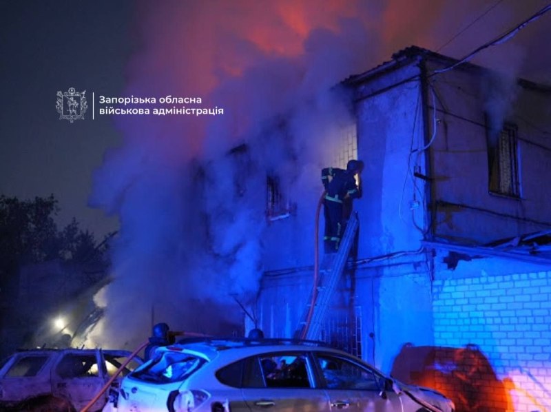 2 people killed, 2 wounded as result of Russian airstrikes in Zaporizhzhia 
