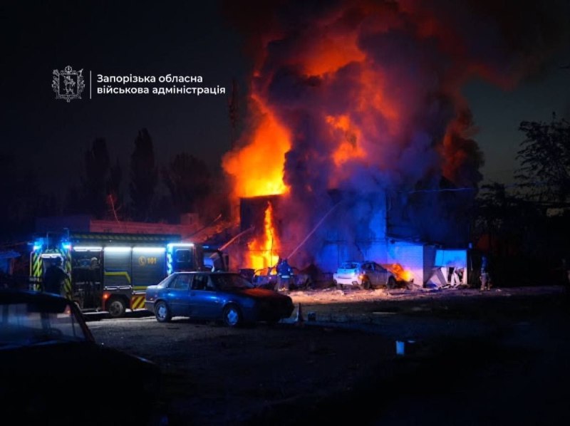 2 people killed, 2 wounded as result of Russian airstrikes in Zaporizhzhia 