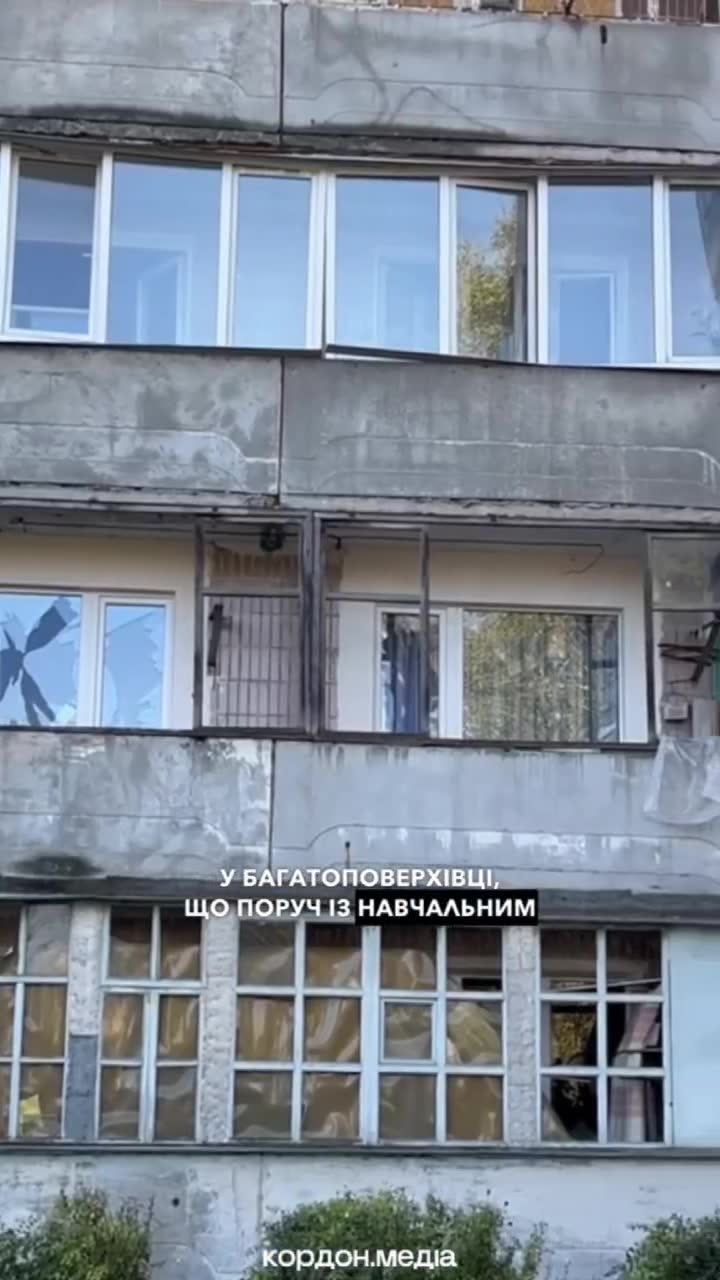 Residential house damaged in Sumy as result of drone strike