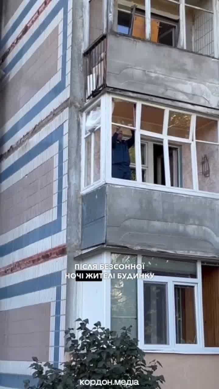 Residential house damaged in Sumy as result of drone strike