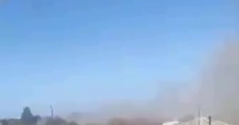 Reports of a missile strike in Horlivka