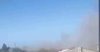 Reports of a missile strike in Horlivka