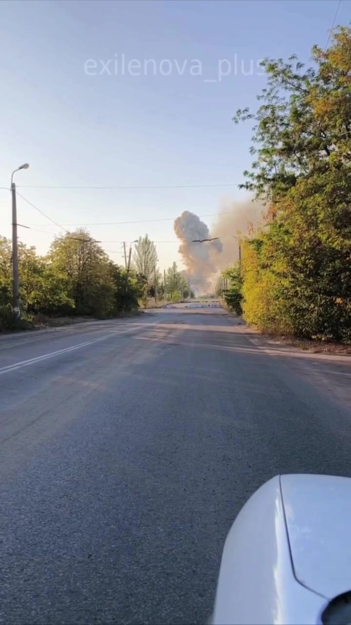 Violent explosion was reported in Horlivka