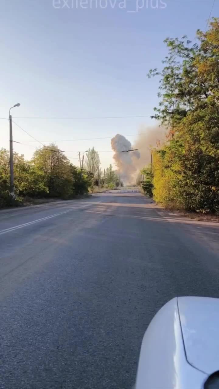 Violent explosion was reported in Horlivka