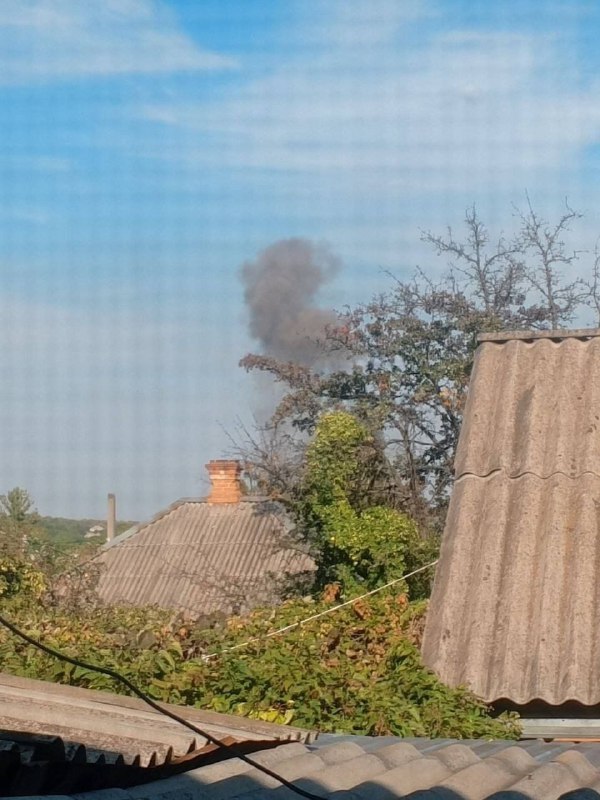 Explosion was reported in Sloviansk