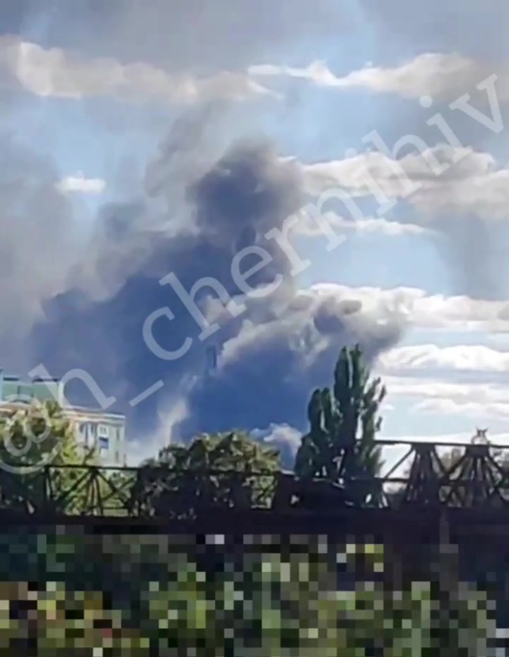Critical power infrastructure was attacked in Chernihiv. Partial blackout in the city after violent explosions