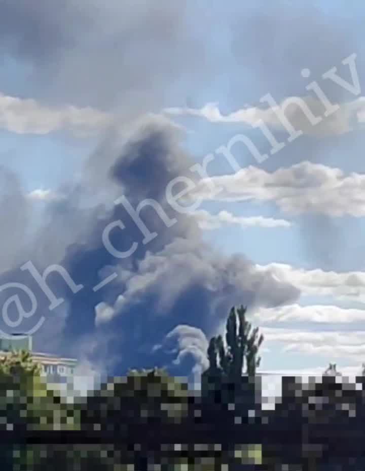 Critical power infrastructure was attacked in Chernihiv. Partial blackout in the city after violent explosions