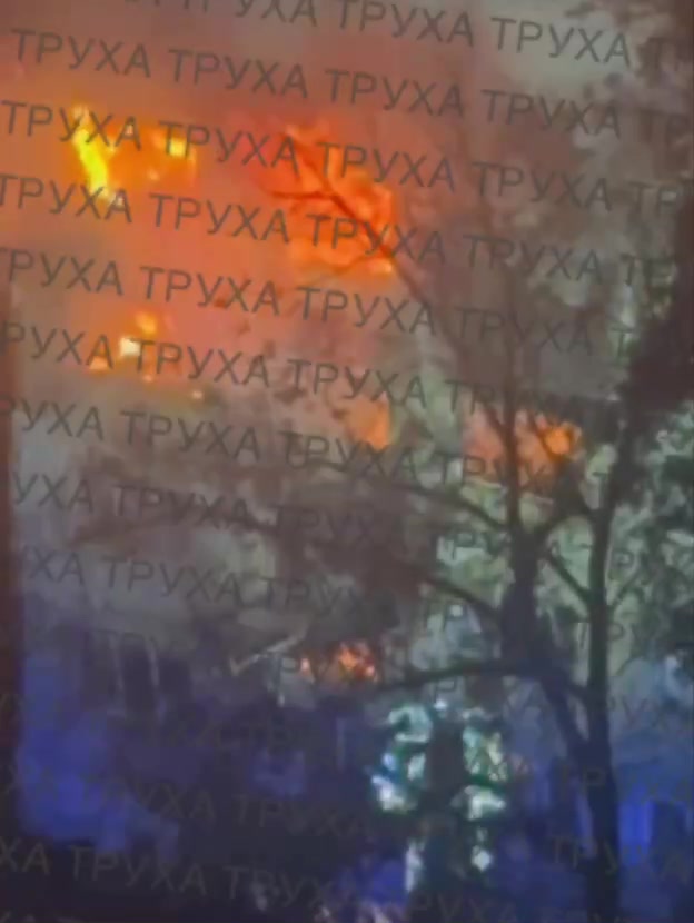 Fire in Hatne of Kyiv region, firefighters on the site