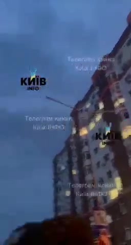 Several houses damaged as result of drone strike at Borschahivka in Kyiv